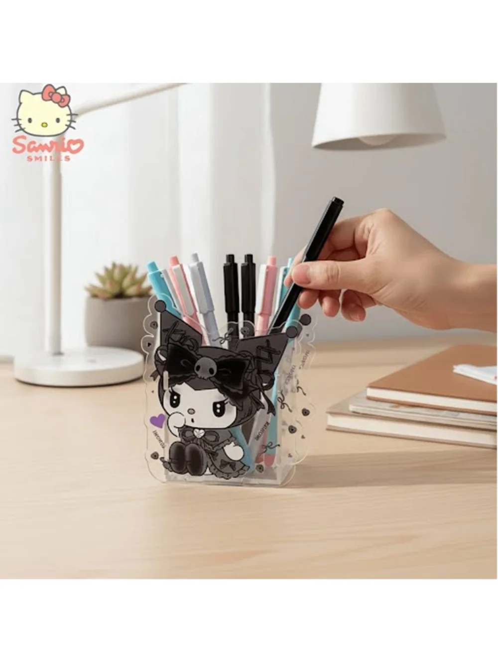#KUR-1165 Kuromi Acrylic Pen Holder